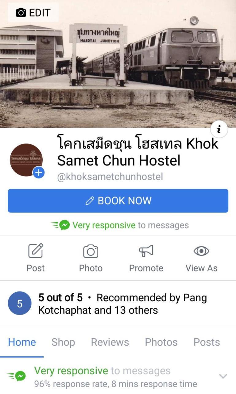 Khoksametchun Hostel Hat Yai Bagian luar foto